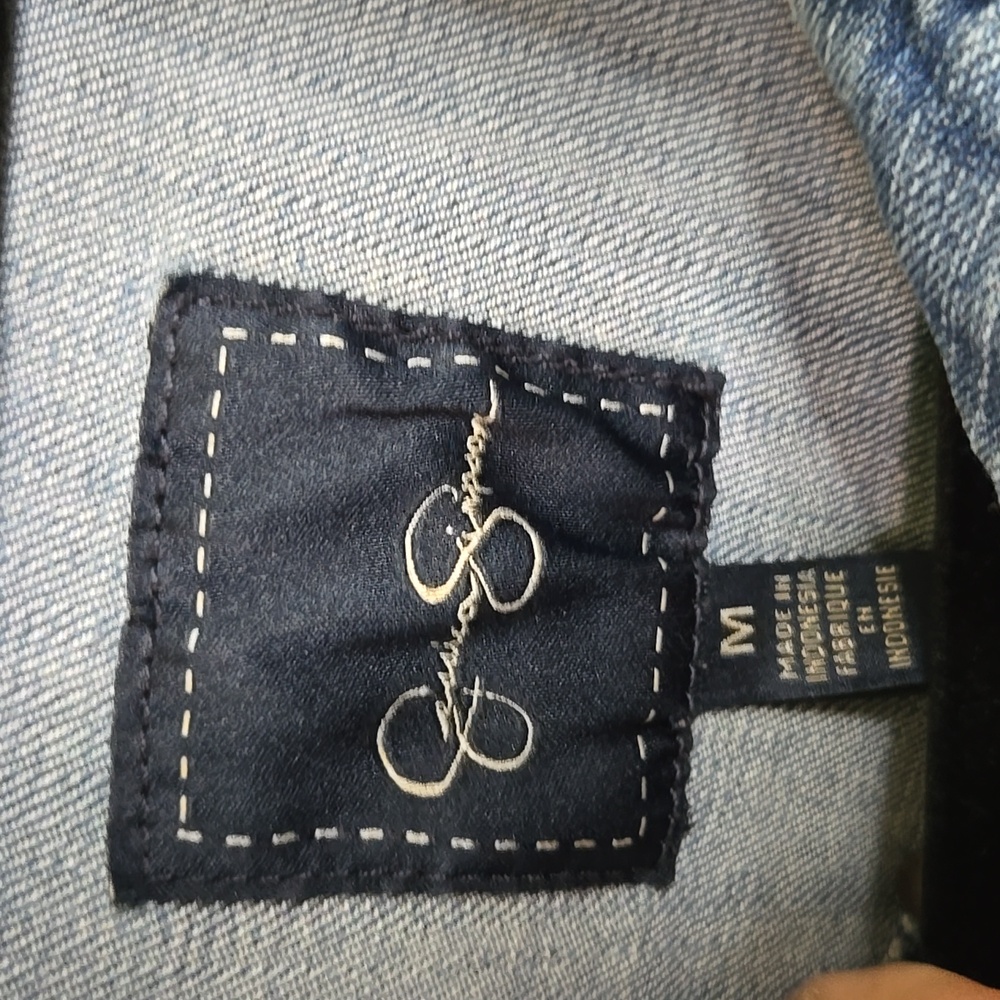 Blue Denim Jacket With Hello Kitty Ladybug - Picture 3 of 5